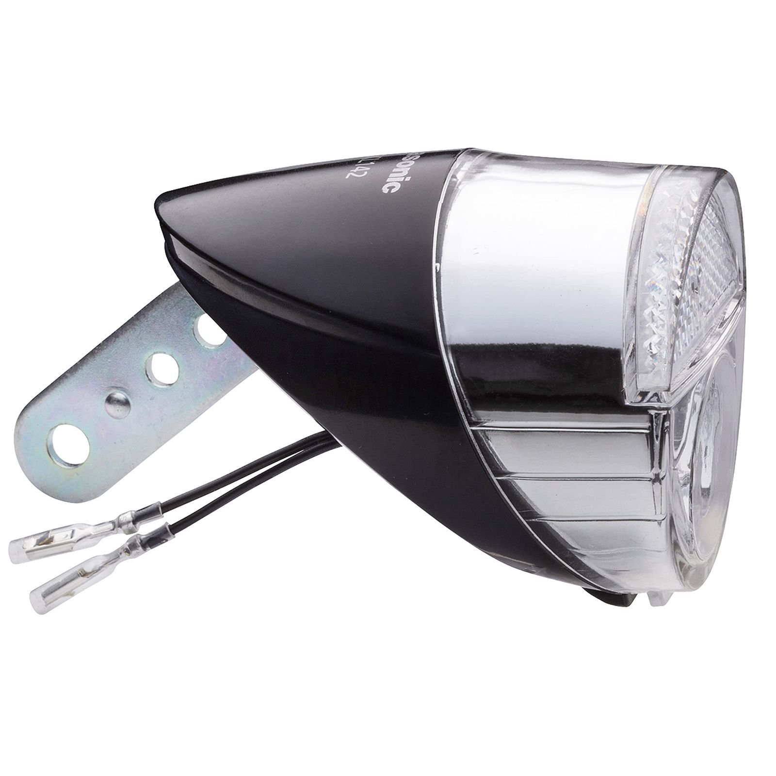 新着商品パナソニックPanasonic LED ハブダイナモ専用ライト 1線式、2線式ハブダイナモ対応 兼用モデル 自転車 シルバー/ブラック W59×D79×H62mm NSKL142