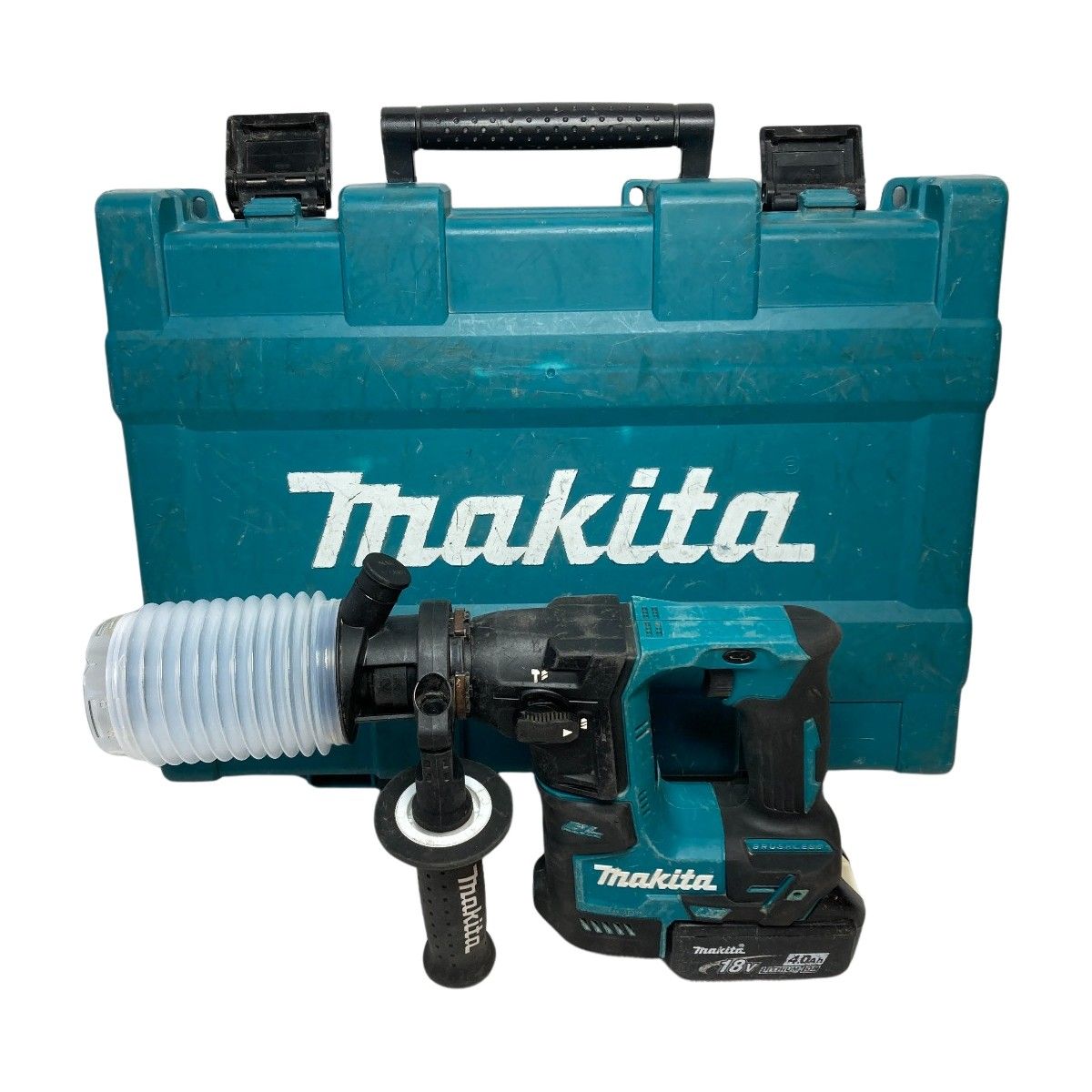 MAKITA マキタ 18V 17mm 充電式ハンマドリル (バッテリ1個・ケース付