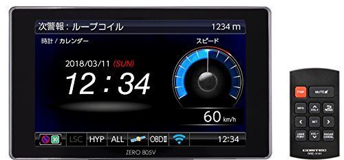 中古美品 レーダー探知機 コムテック ZERO 805 V COMTEC コムテック zero 805 シリーズ 4インチタッチパネル