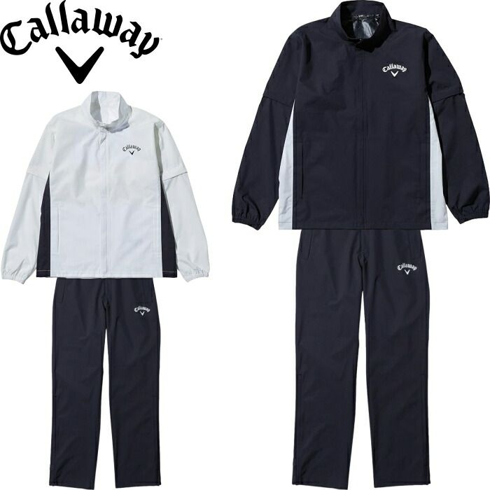 Callaway キャロウェイ メンズ レインウェア 上下セット C25989100 2WAY ストレッチ