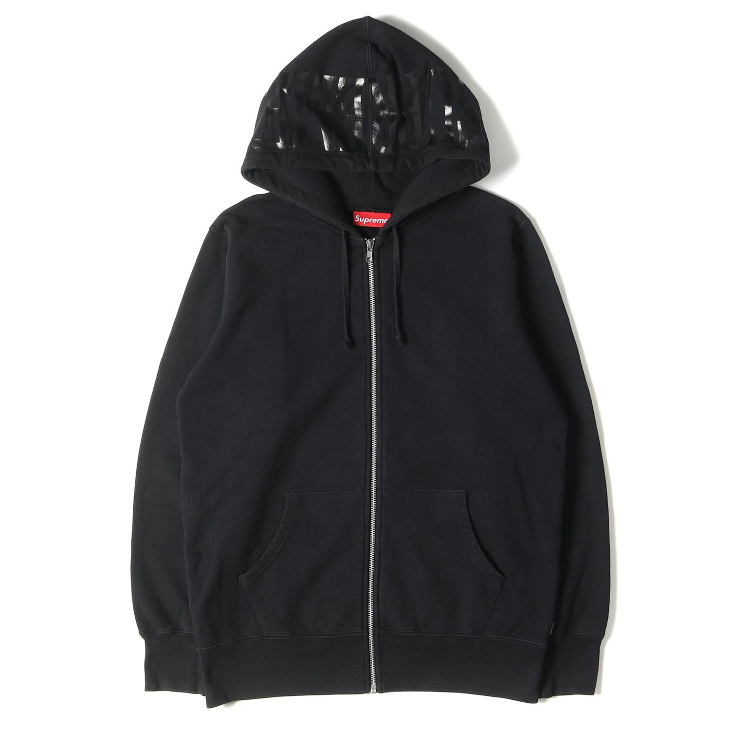 Supreme シュプリーム パーカー サイズ:M フードロゴ フルジップ 