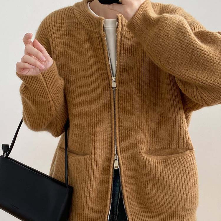 カーディガン ニット セーター 前開き  羽織り レディース 長袖 秋冬 トップス 大きいサイズ  暖かい＆可愛い おすすめ 程よくゆとりのあるシルエット 春新作 ニットカーディガン レディース カーディガン 春秋冬