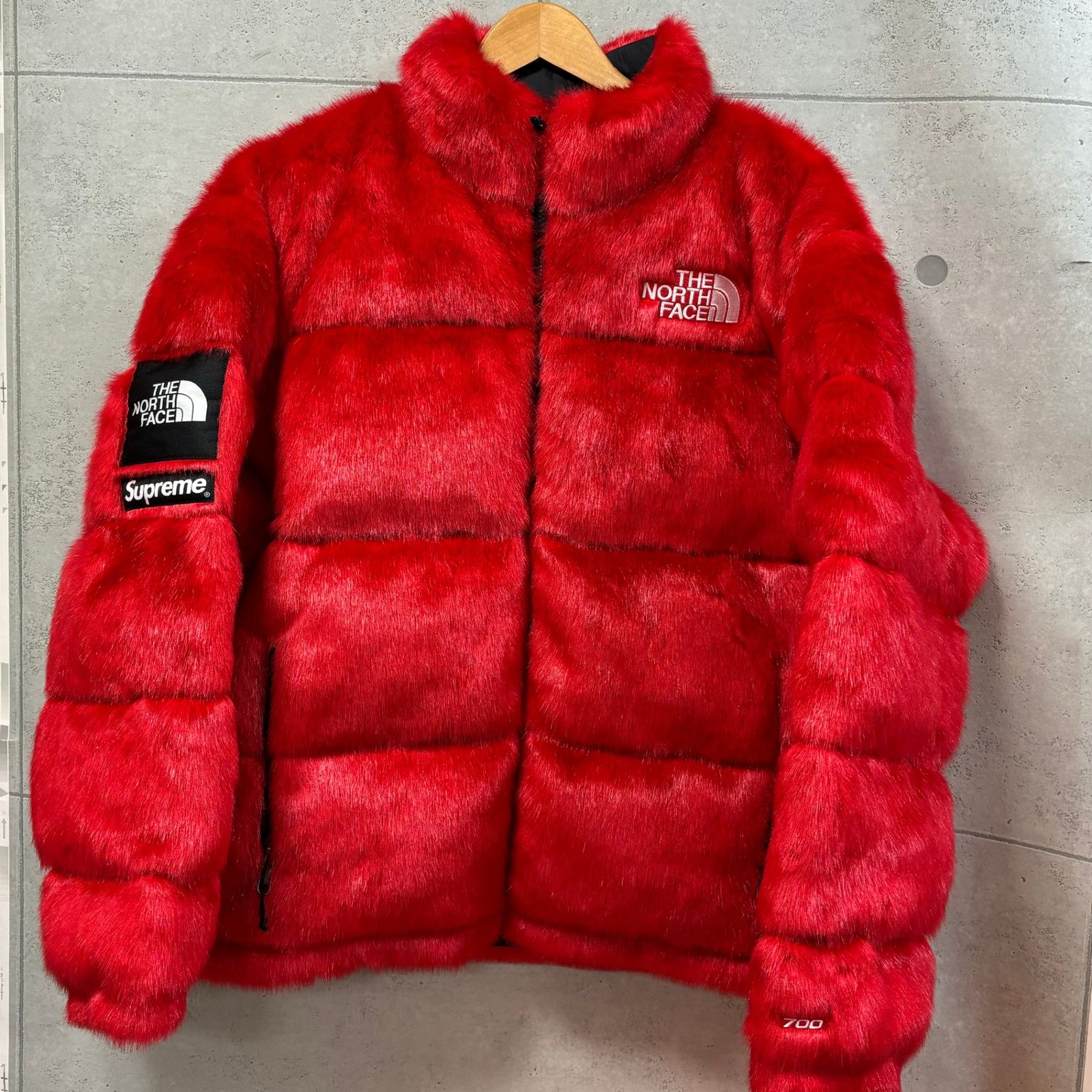 Supreme　シュプリーム　ダウンジャケット　赤 red 美品 シュプリーム Supreme × The North Face ノースフェイス