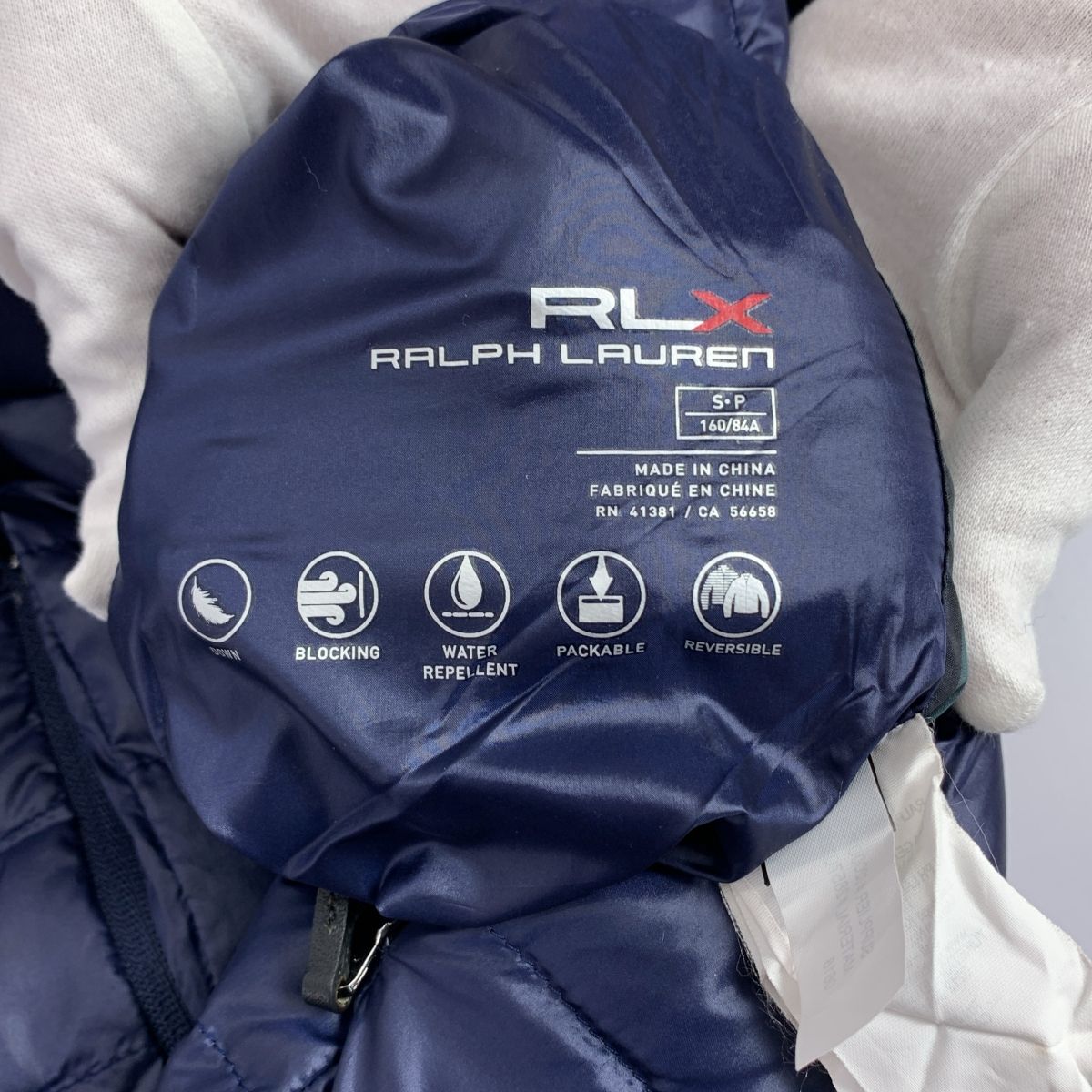 美品 RLX RALPH LAUREN ダウンベスト リバーシブル チェック RALPH LAUREN / ラルフローレン | RLX / リバーシブル チェック