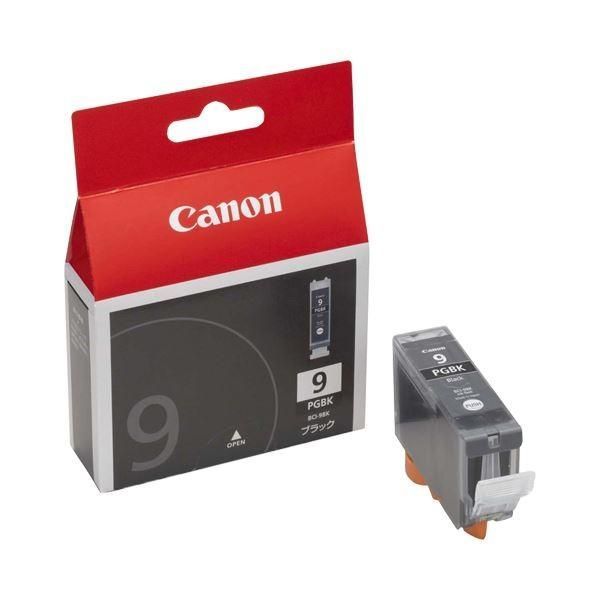 （まとめ） キヤノン Canon インクタンク BCI-9BK ブラック 0372B001 1個 〔×4セット〕