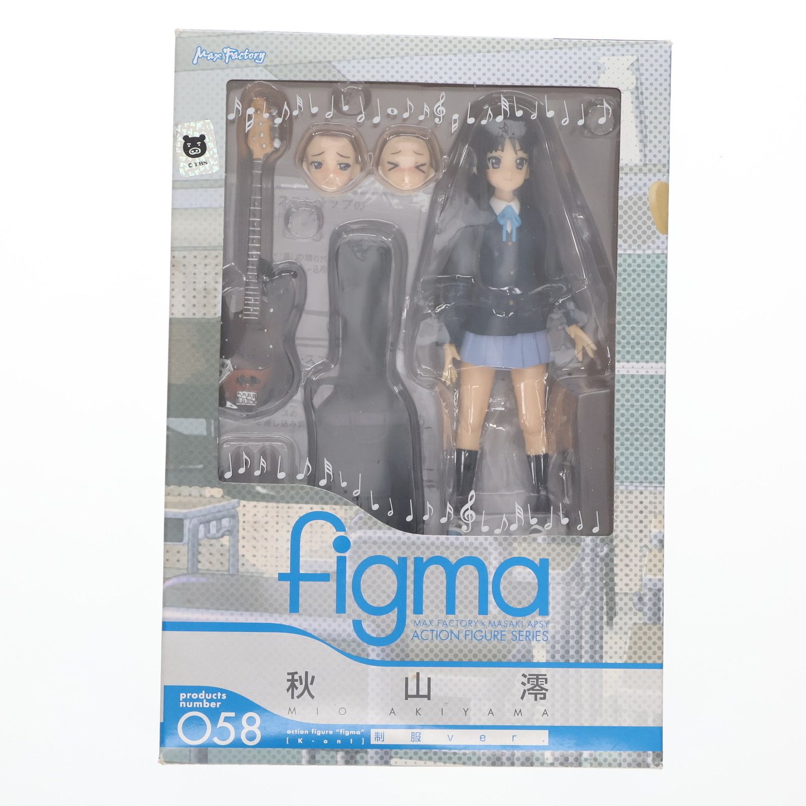 figma(フィグマ) 058 秋山澪(あきやまみお) 制服ver. けいおん! 完成品
