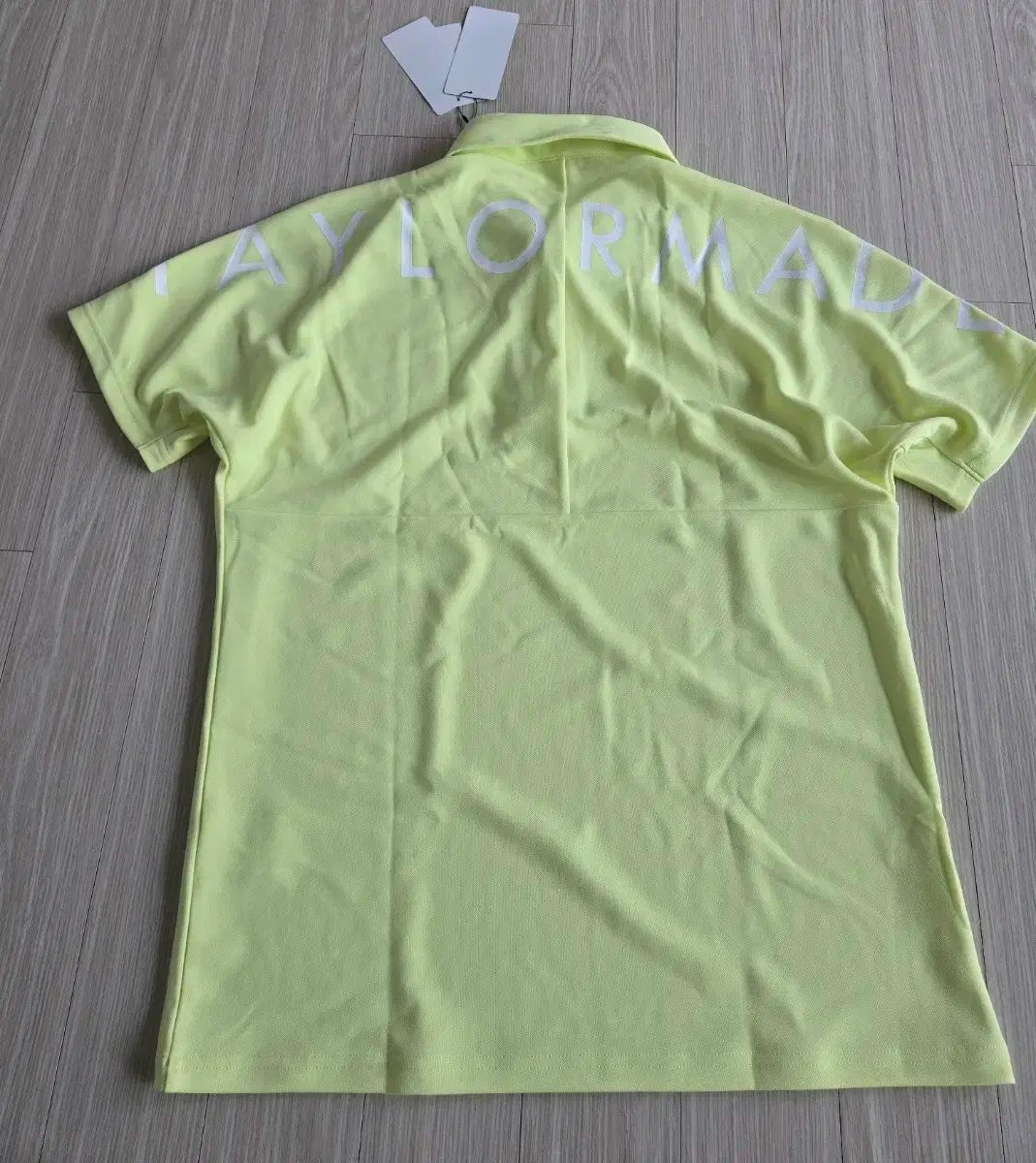 TaylorMade Golf テーラーメイドゴルフ ライム色 ゴルフ 半袖 Tシャツ 100