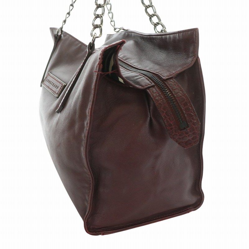 ロンシャン LONGCHAMP ×ケイトモス Kate moss ハンドバッグ レザー  