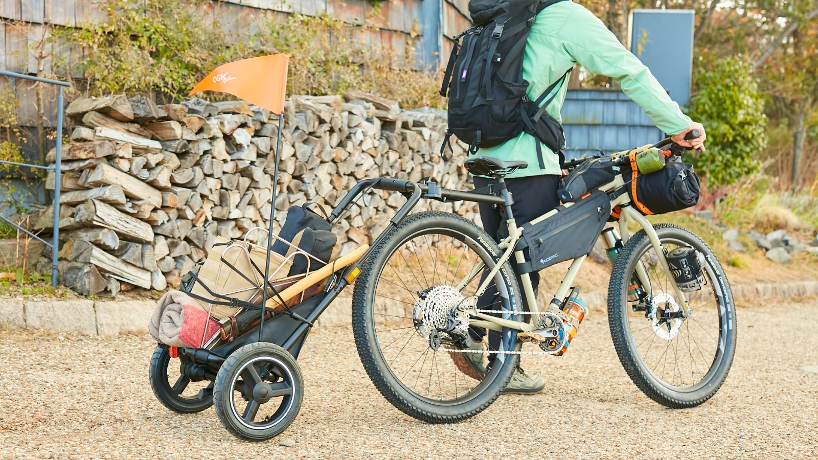 新品　OGK　Camily（キャミリー）　自転車用トレイラー