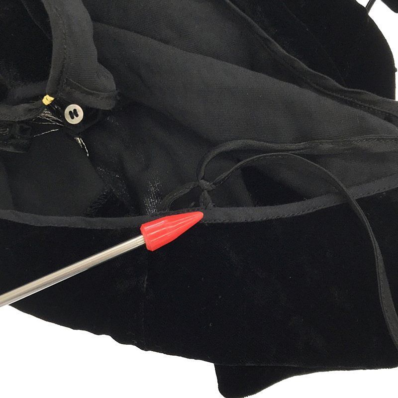 NOWOS / ノーウォス | 2020 | Velour strap skirt キャミワンピース  