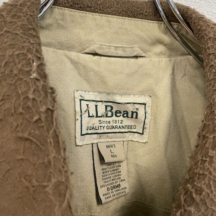 古着 L.L.Bean エルエルビーン A‐2タイプ ブルゾン スイングトップ ベージュ Lサイズ SIROKUMA-CORPORATION_COM