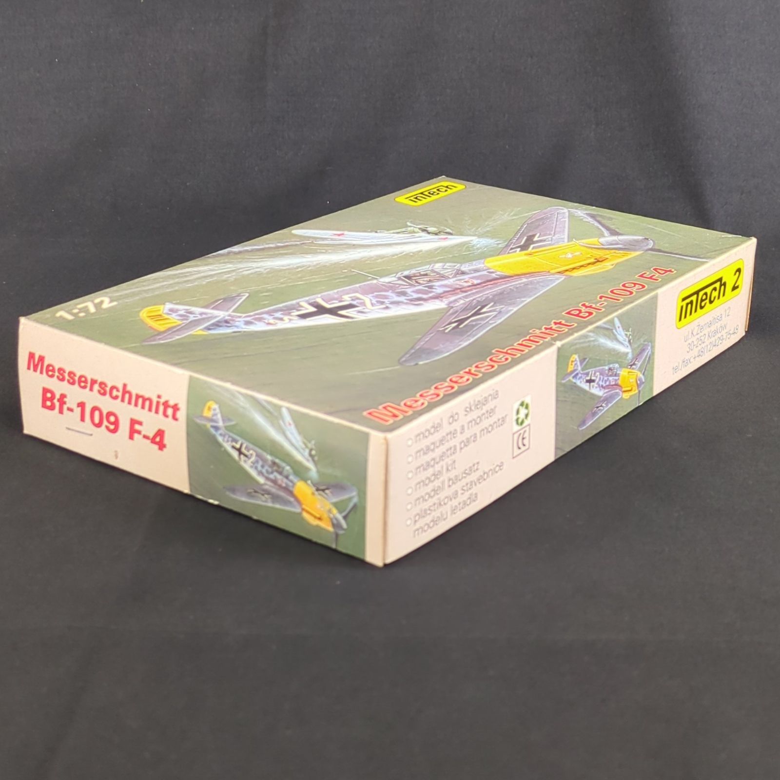 輸入キット 品 inTech T33 1|72 Messerschmit Bf-109 F-4 メッサーシュミット Bf 109 F-4