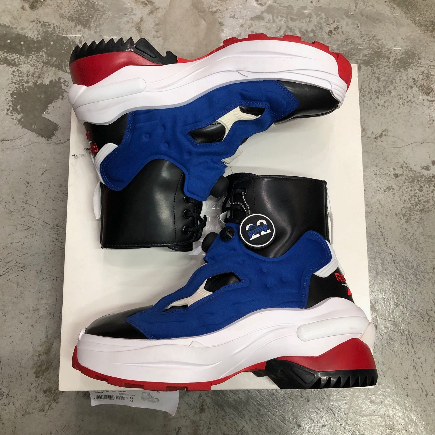 新品41 メゾン マルジェラ リーボック ポンプフューリー タビ 足袋ブーツ