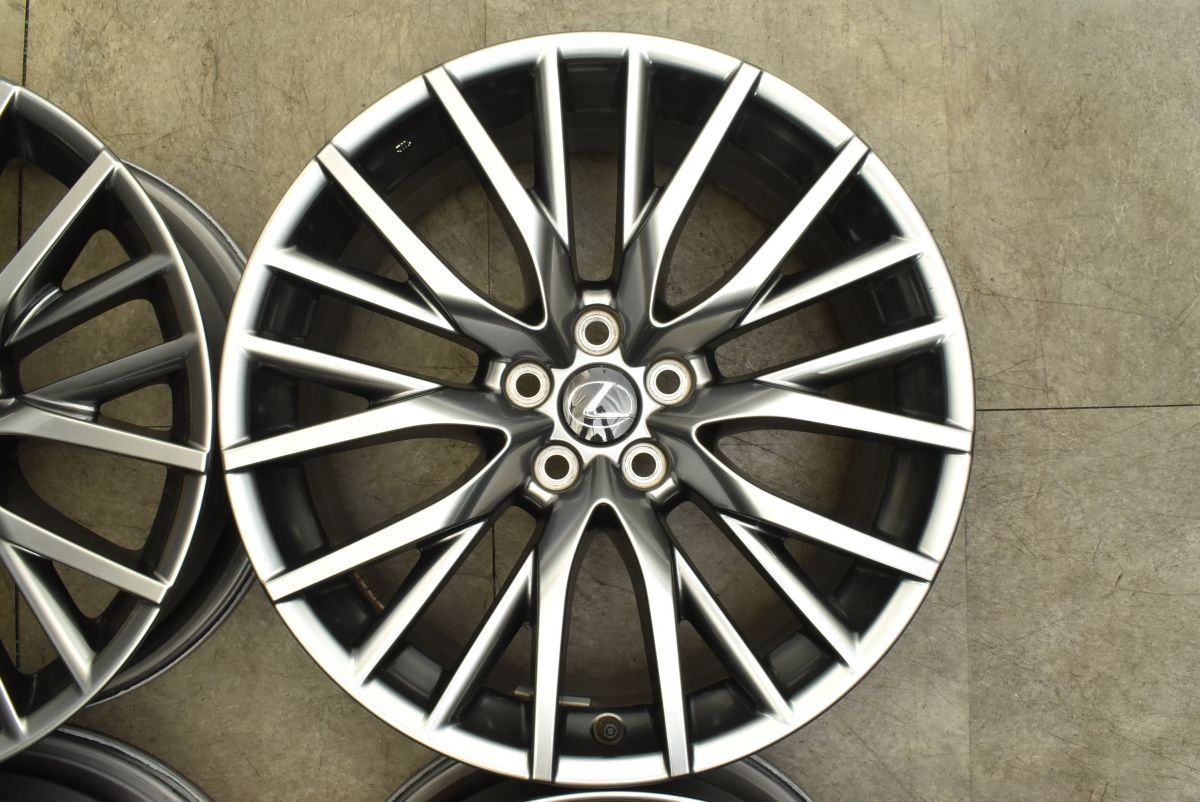 美品ガリ傷無し レクサス RX Fスポーツ 純正 20×8J+30 アルファード 良好品】レクサス RX Fスポーツ 純正 20in 8J +30 PCD114.3 4本