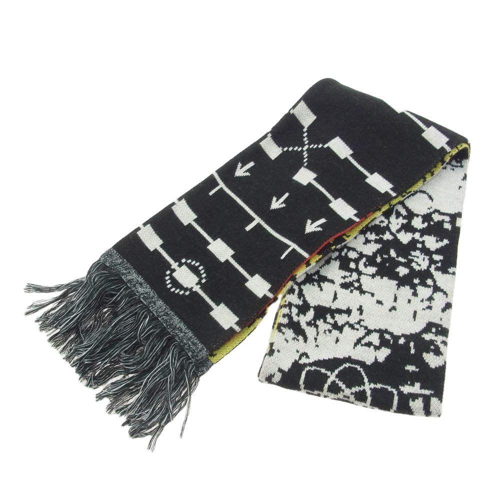 PIACENZA バイカラーマフラー PIACENZA バイカラーカシミヤ100%マフラー