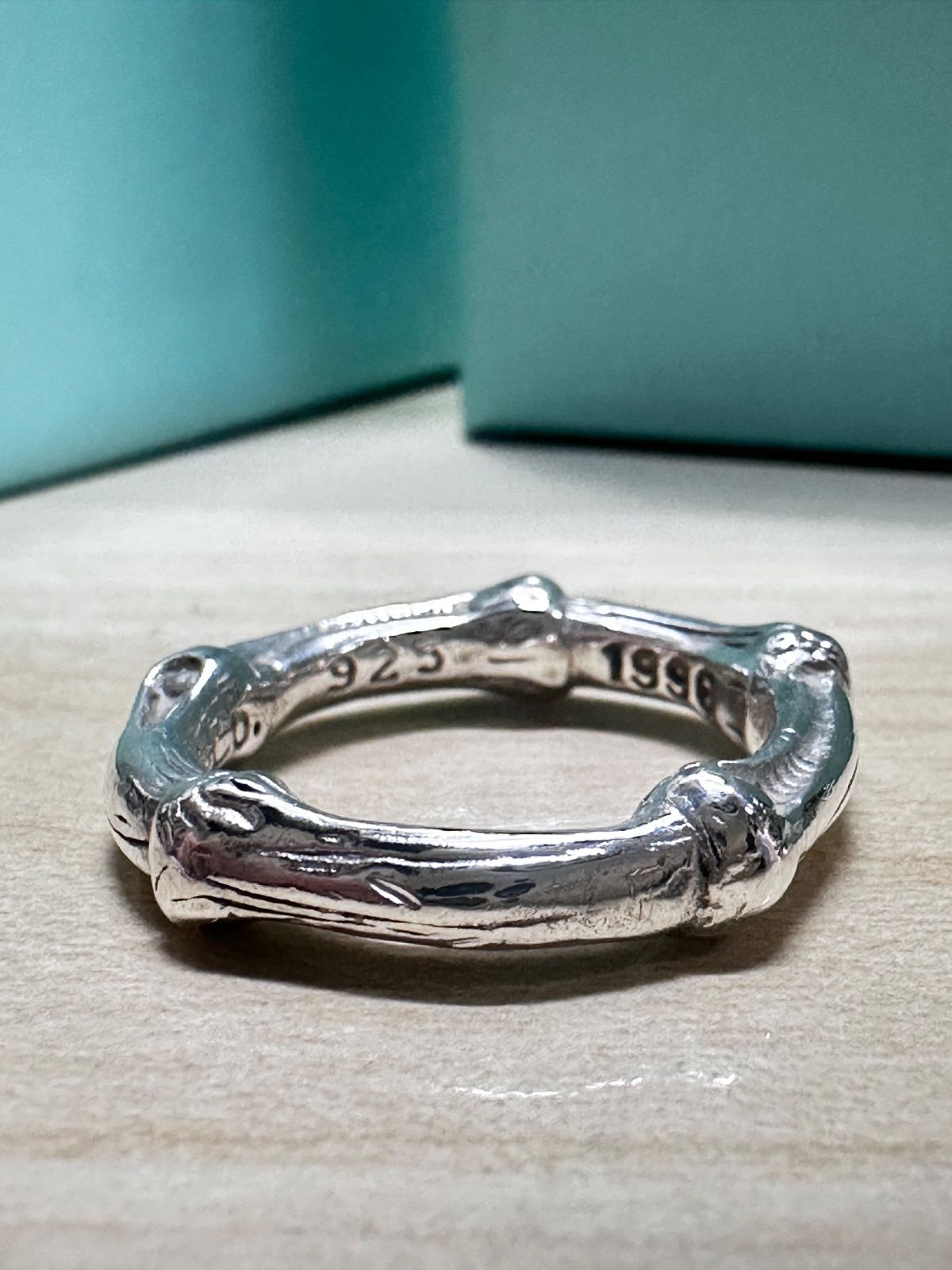 廃盤　美品　オールドティファニー　リング　バンブー　13号　シルバー 極美品 オールドティファニー バンブー リング 13号 シルバー925