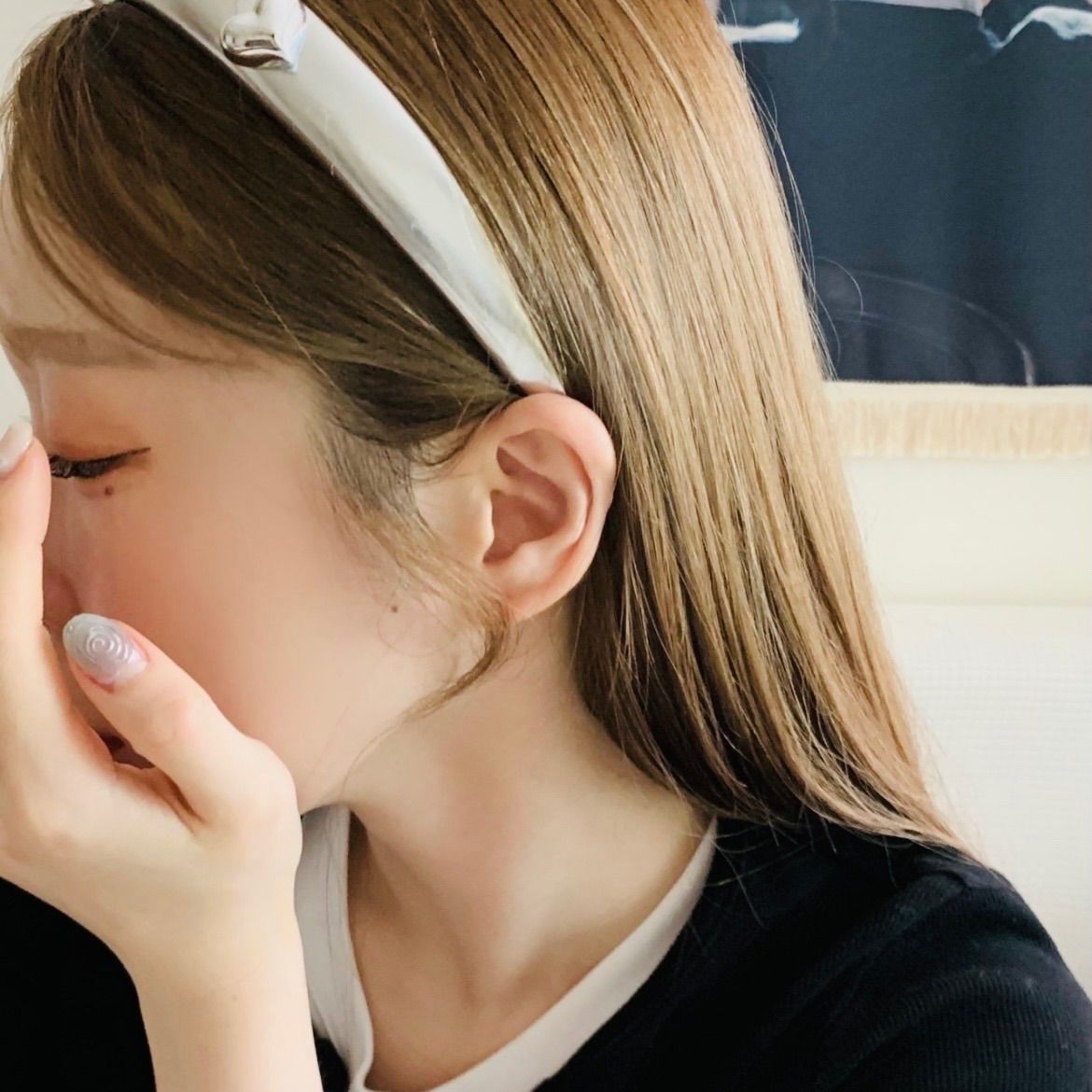 シルバーメタルハートヘッドバンド カチューシャ ヘアアクセサリー