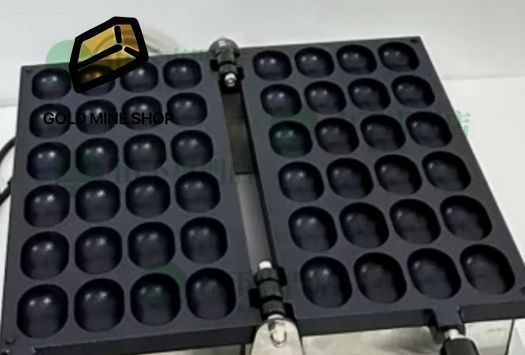 ベビーカステラ機　業務用　50個焼き　テフロン加工済み 楽天市場】業務用 ベビーカステラ機ガス 50穴 プロパンガス用 人気