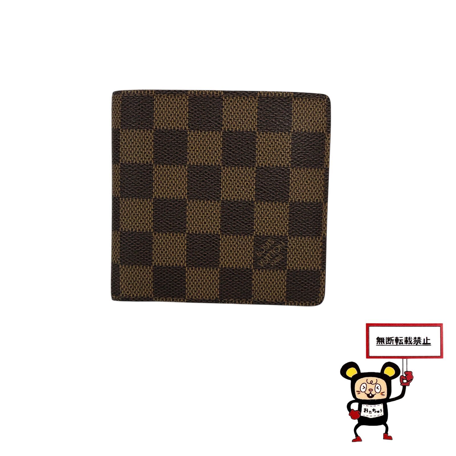 84.LOUIS VUITTON ダミエ ポルト ビエ カルトクレディ モネ 100