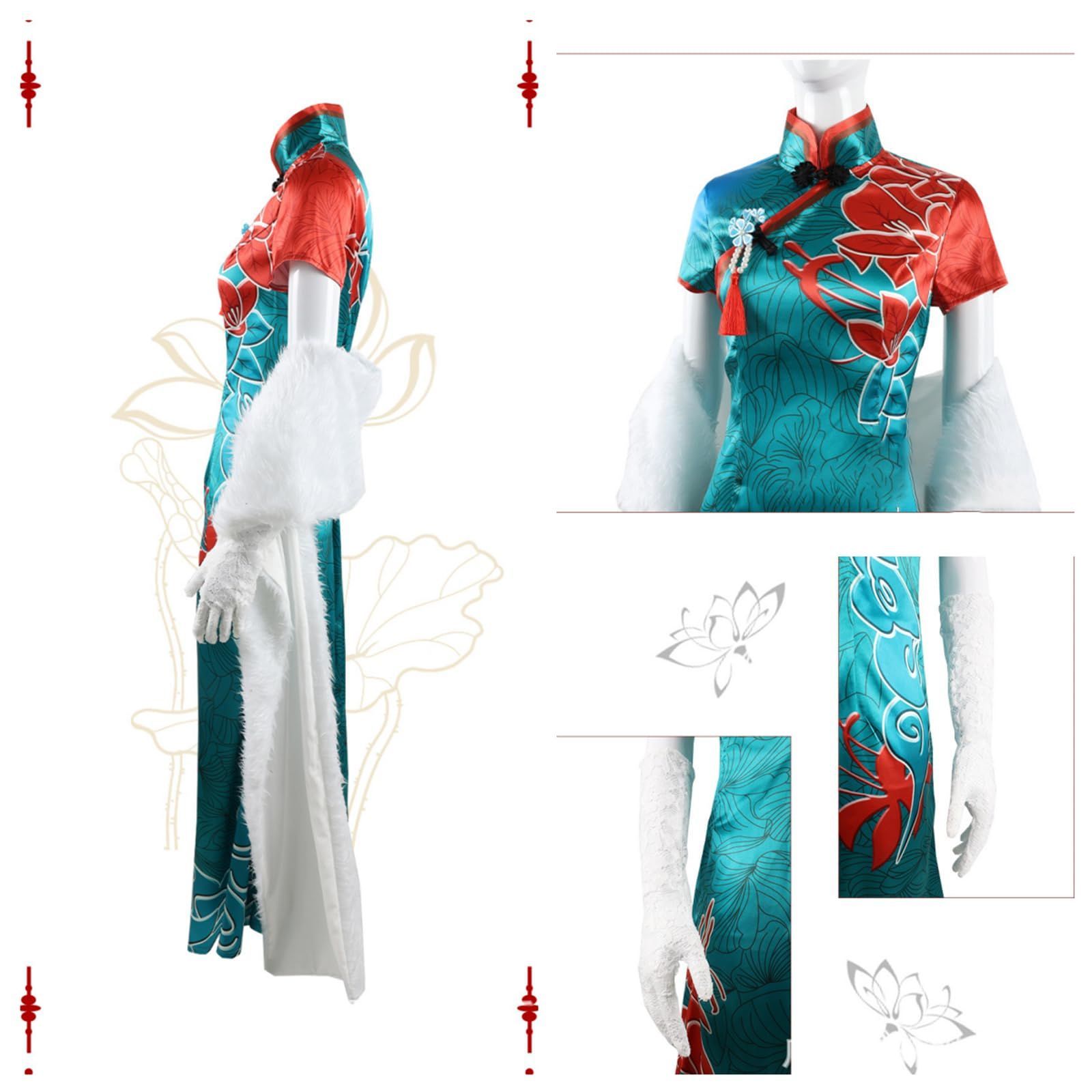 高品質 アイデンティティ5コスプレ 第五人格コスプレ 紅蝶十三娘コスプレ衣装 髪飾り 耳飾り 指輪 かんざし 手輪 コサージュ ウBJ0925ML03 ハロウィン WWW_TRAVELLANDINDIA_COM