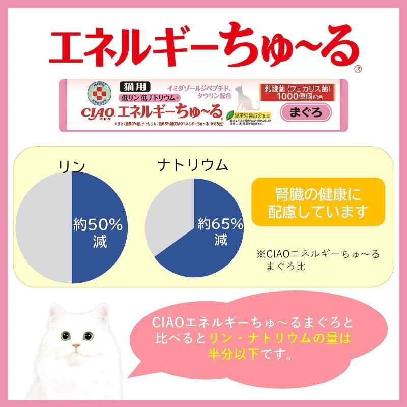 チャオ (CIAO) 猫用おやつ エネルギーちゅ~る 乳酸 72本 Amazon.co.jp: チャオ (CIAO) 猫用おやつ エネルギーちゅ～る