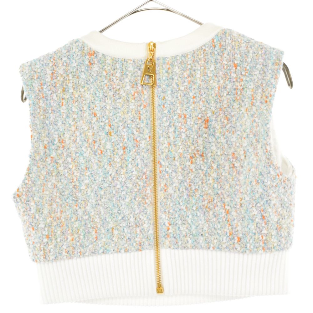 LOUIS VUITTON - LOUIS VUITTON ルイヴィトン 22AW スターダストルレックスツイードクロップトップ ホワイト レディース RW222W P24 FNBL48 / 1AA9YK LOUIS VUITTON (ルイヴィトン) 22AW スターダストルレックスツイード