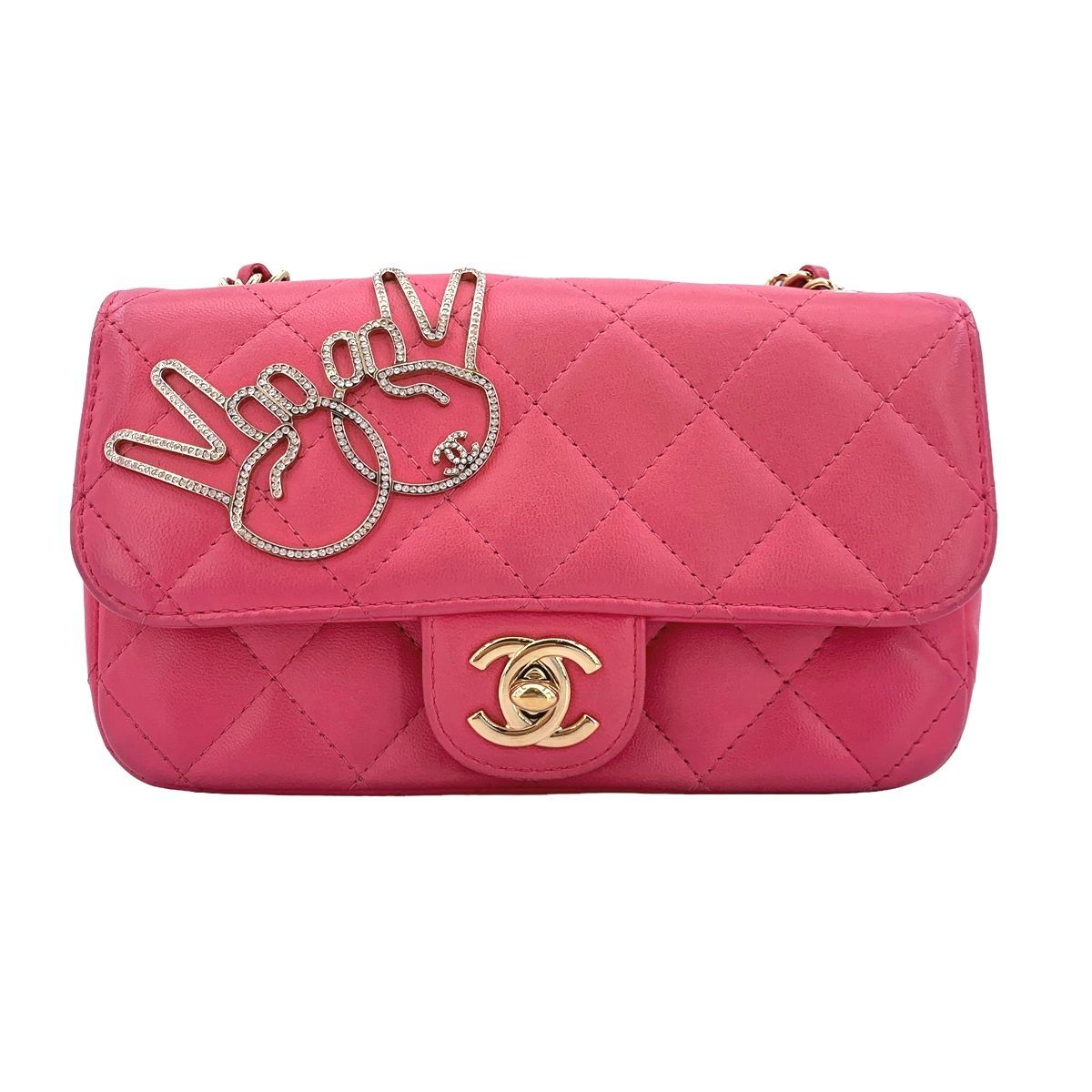 中古】 CHANEL シャネル マトラッセ チェーン ハンドバッグ ショルダー