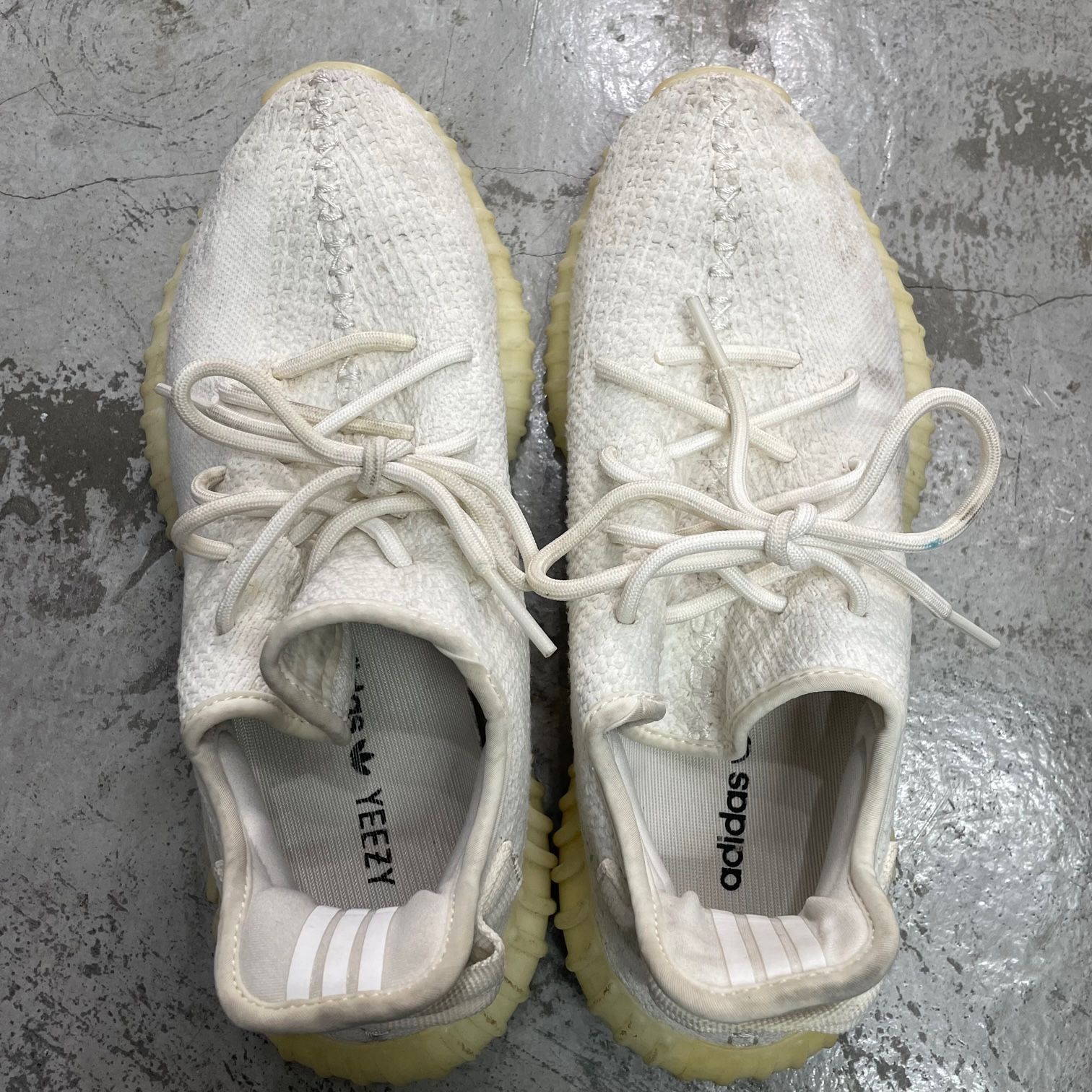 adidas YEEZY Boost 350 V2 Cream White CP9366 イージーブースト スニーカー クリームホワイト アディダス  27.5cm 75702A1 - メルカリ