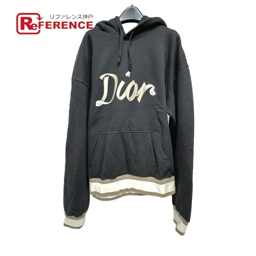 Dior ディオール パーカー ロゴエンブロイダリー 293J678A0531 コットン ブラック