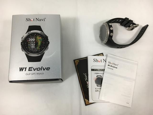 【中古ゴルフ用品】【超美品】テクタイト(ショットナビ) Shot Navi(ショットナビ) W1 Evolve ブラック×ブラック【14日間返品OK】