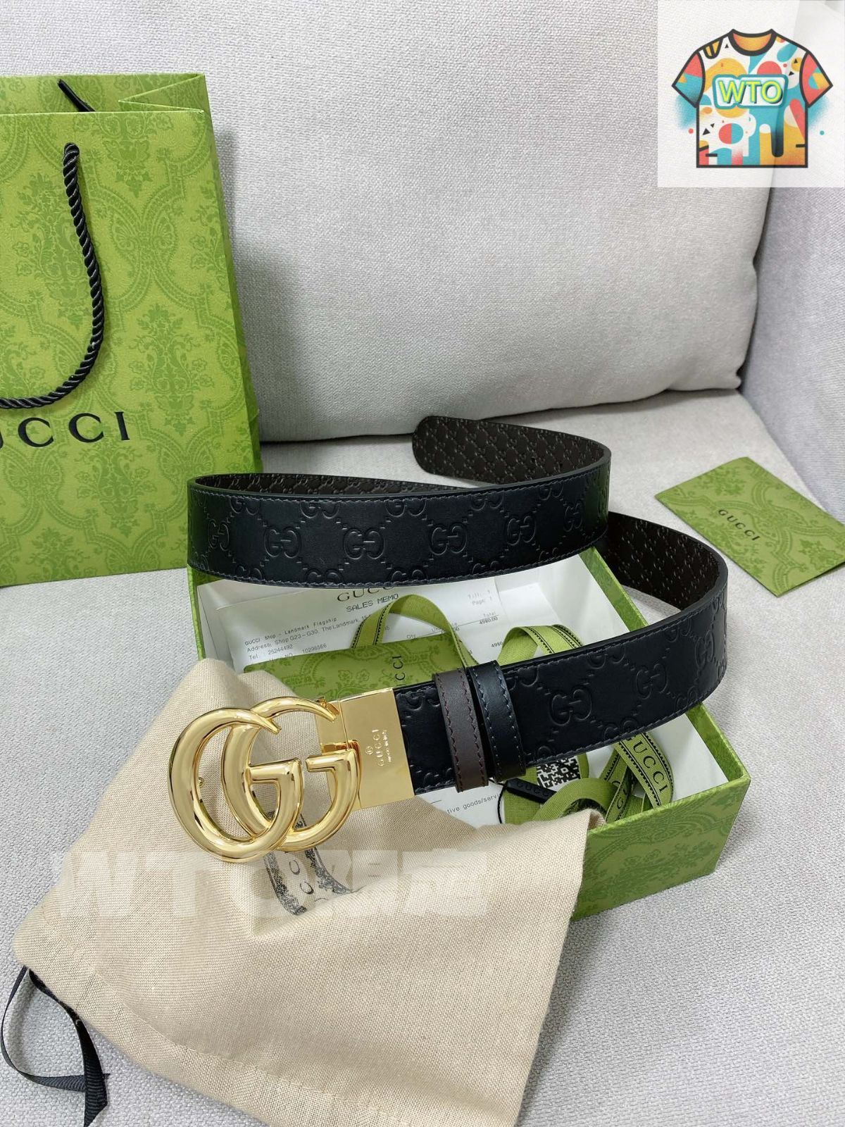 GUCCI グッチ ベジターレ ベルト ウッド レザー ブラック イタリア製 今日WTO】Gucci New Reversible Leather Belt ダブルフェイス