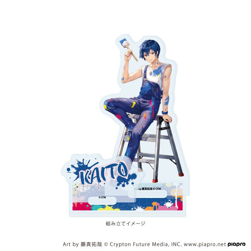 ピアプロキャラクターズ ポストカード コンプリートセット ペンキver. アクリルスタンドプレート「ピアプロキャラクターズ」13/初音