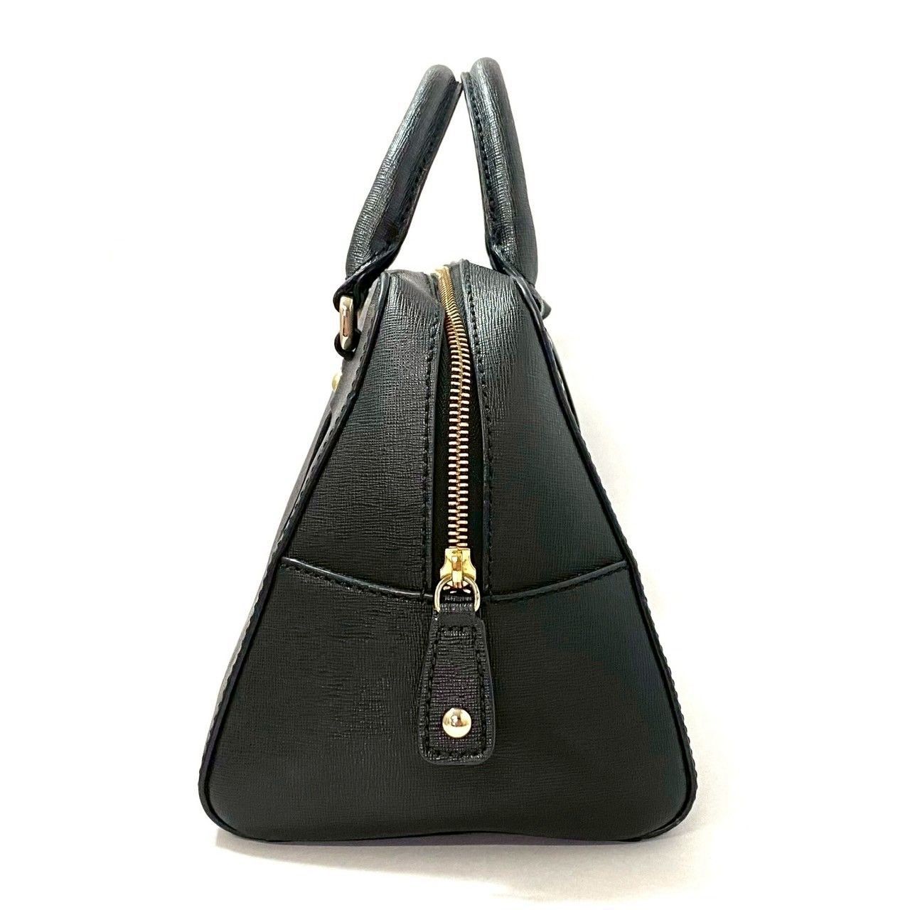 FURLA】エレナ ミニボストンバッグ レザー ブラック/黒 2Way