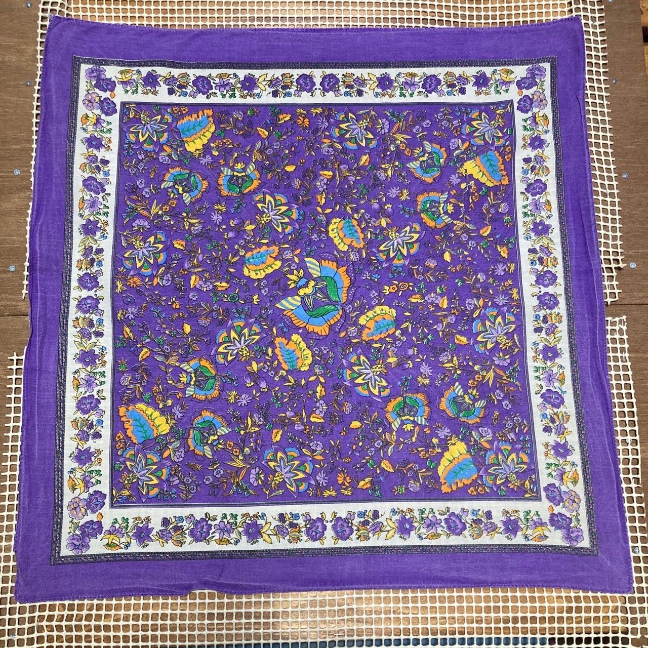 Wallace & Barnes バンダナ 花　ペイズリー　ビンテージ風 楽天市場】HAV-A-HANK ハバハンク 17 Paisley Farmers Hank