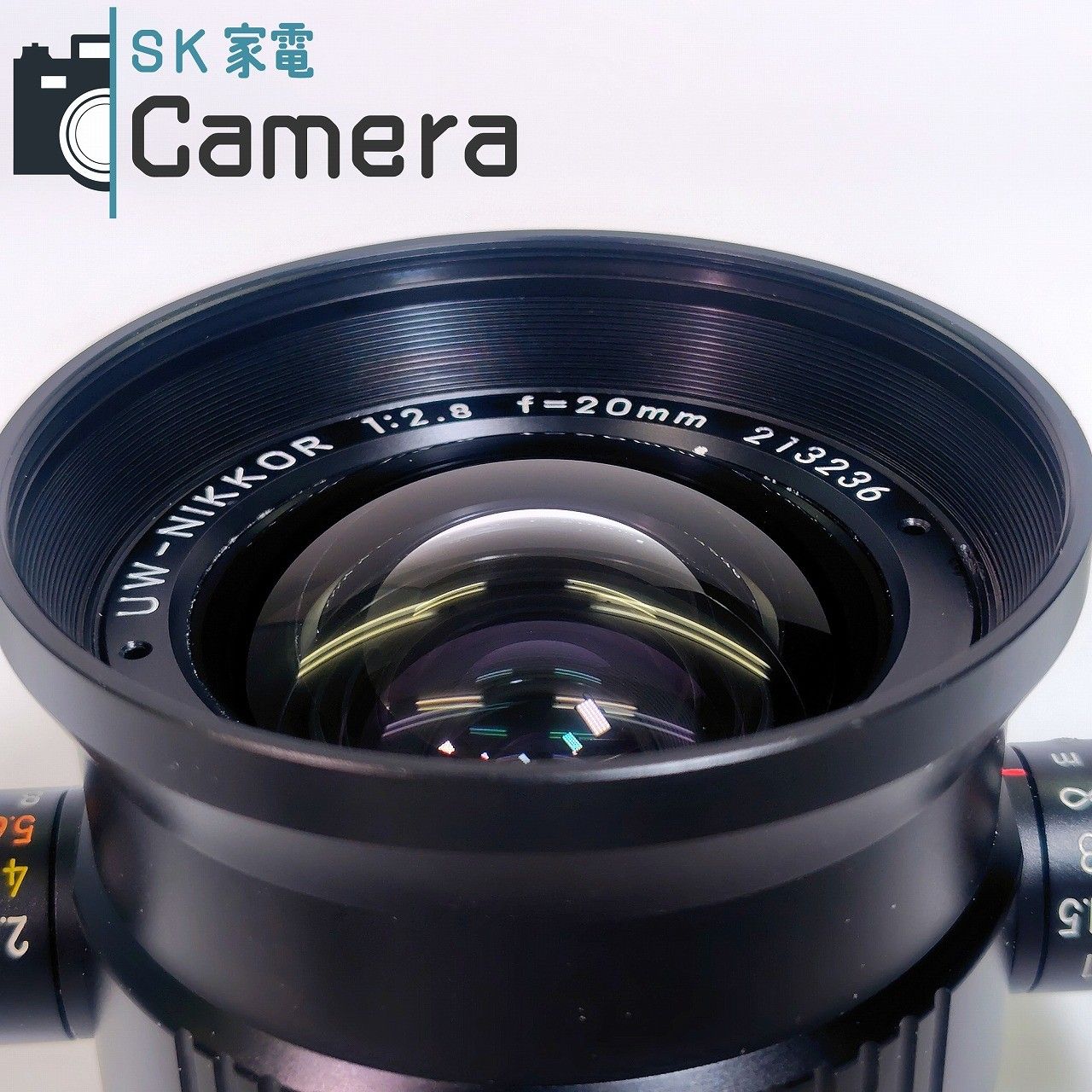 ニコノス用 ファインダー 20mm/ 28mmアダプタ付 Nikon UW-NIKKOR 20mm F2.8 ニコン ニコノス用 ファインダー付