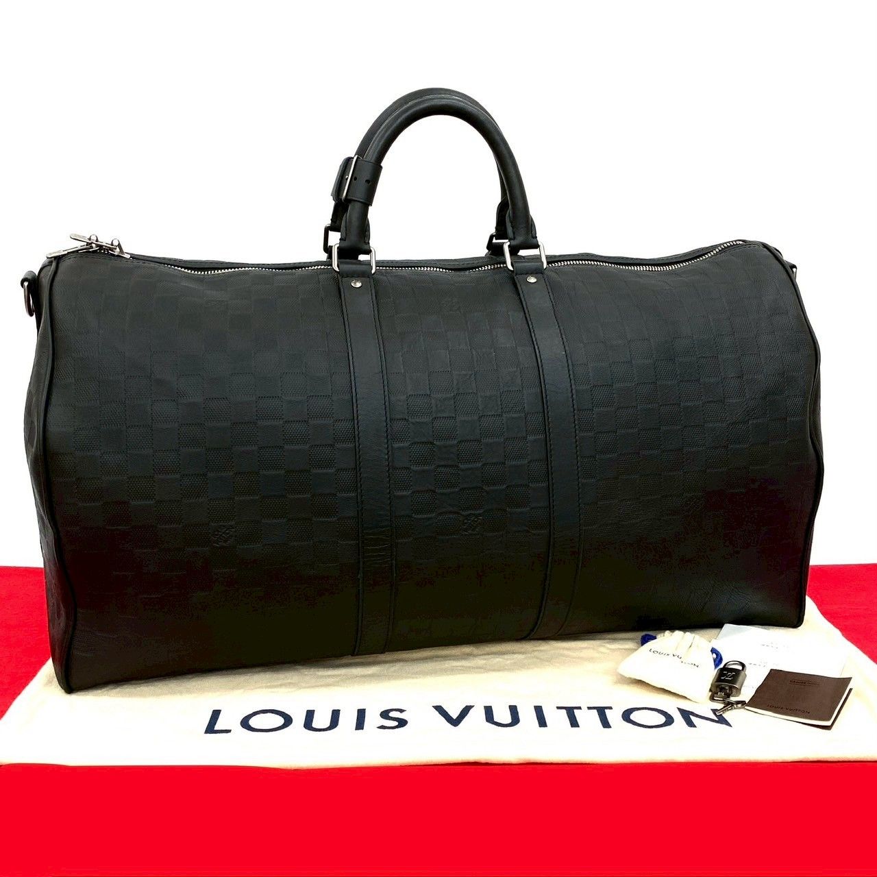 極美品　ルイヴィトン　キーポル55 エピ　ボストン　ブラック黒　23120611 LOUIS VUITTON ルイヴィトン ボストンバッグ キーポル55 エピ