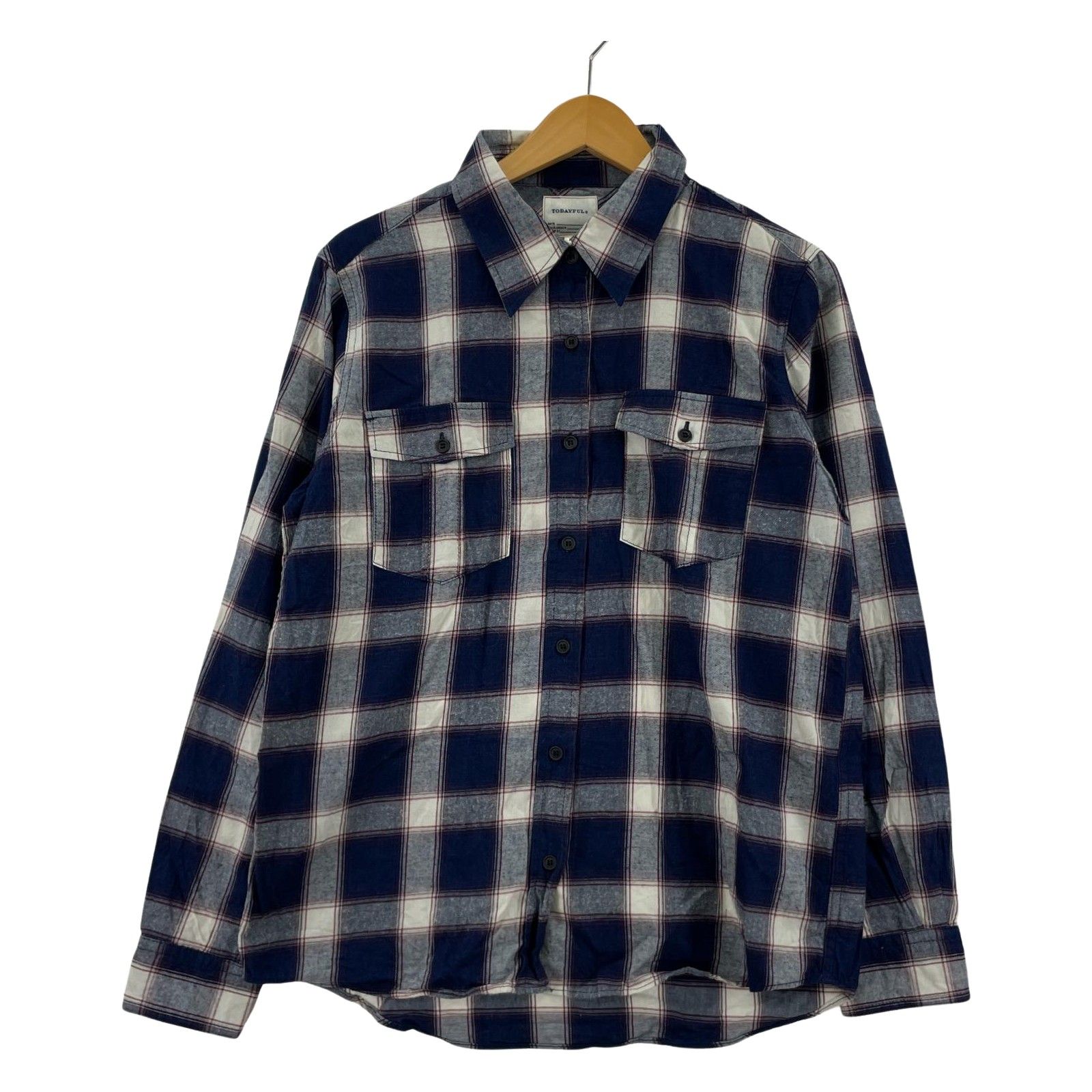トゥデイフル　TODAYFUL 長袖シャツ TODAYFUL SALE (トゥデイフル）Cottontwill Over Shirts 即日