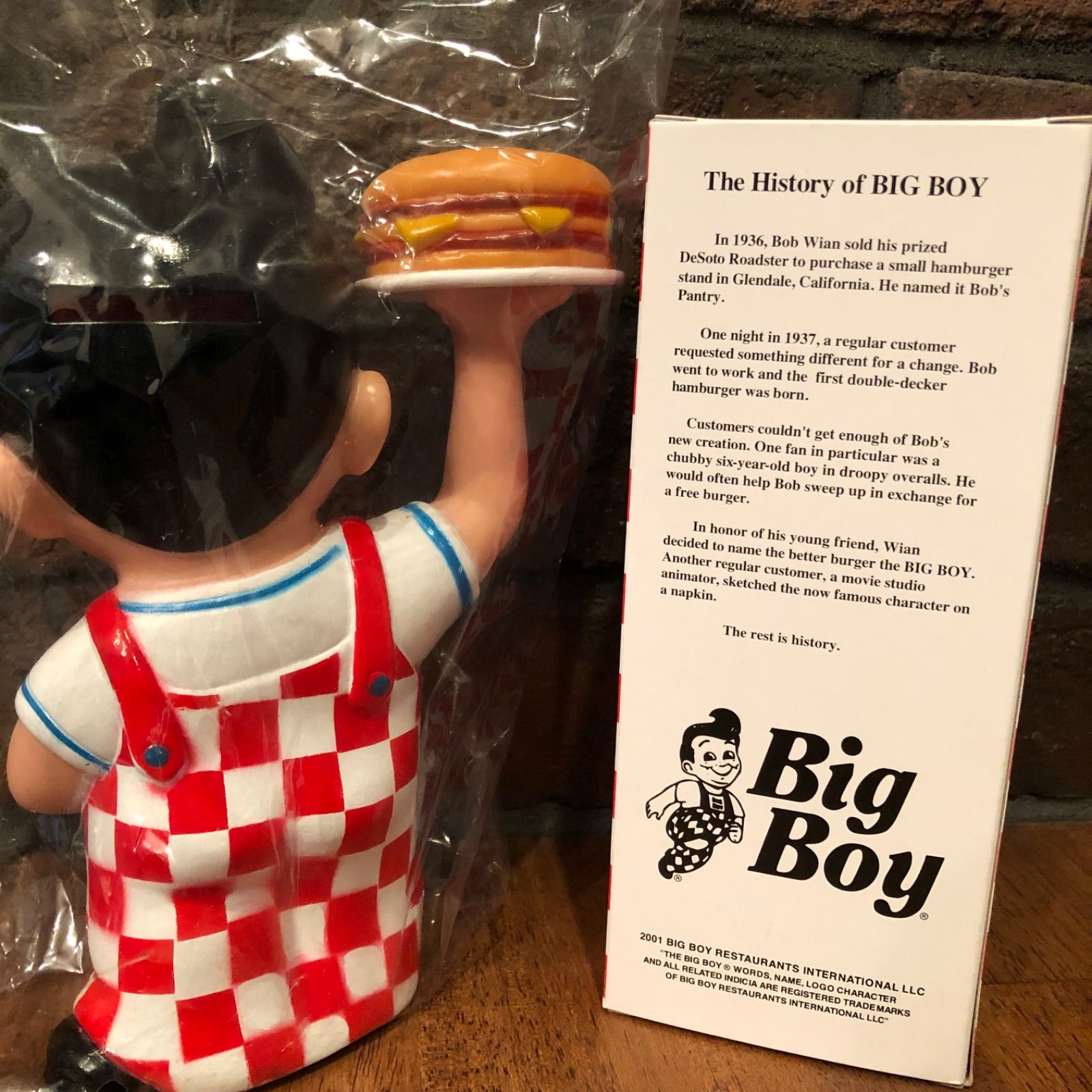 Big Boy ビッグボーイ コインバンク & Funko Big Boy Bobble Head 