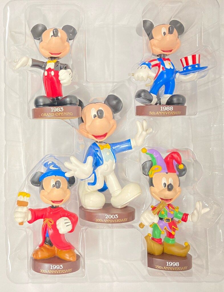 東京ディズニーランド 首振り人形セット ミッキー/TDR20周年