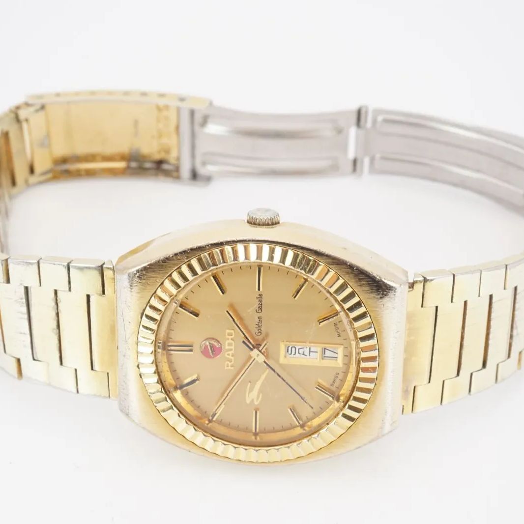 RADO 腕時計【中古】 稼動品 ヴィンテージ レア ラドー RADO Golden Gazelle ゴールデン
