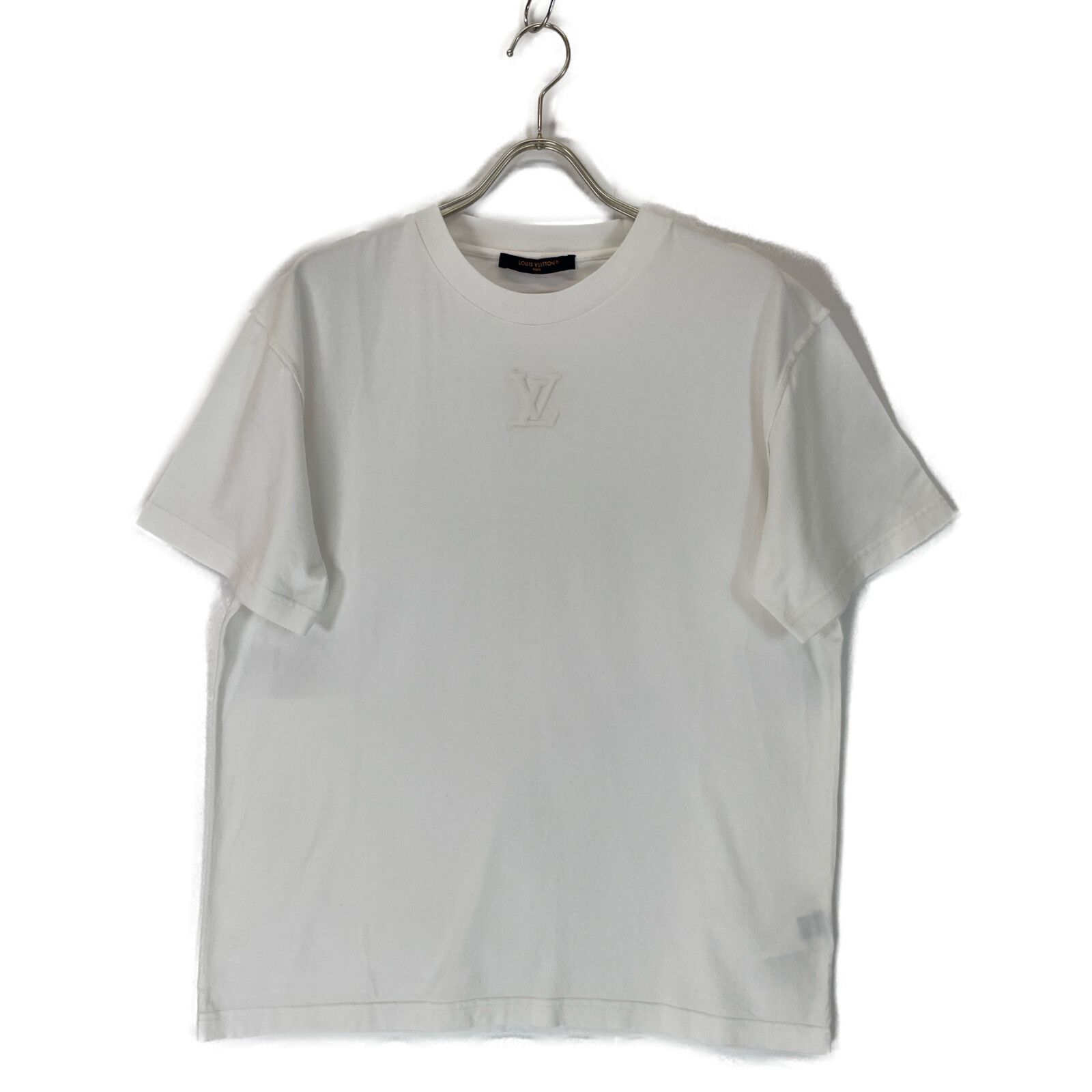 LOUIS VUITTON ルイヴィトン RM232Q DT3 23AW 白 ｴﾝﾎﾞｽLVﾛｺﾞTｼｬﾂ M 