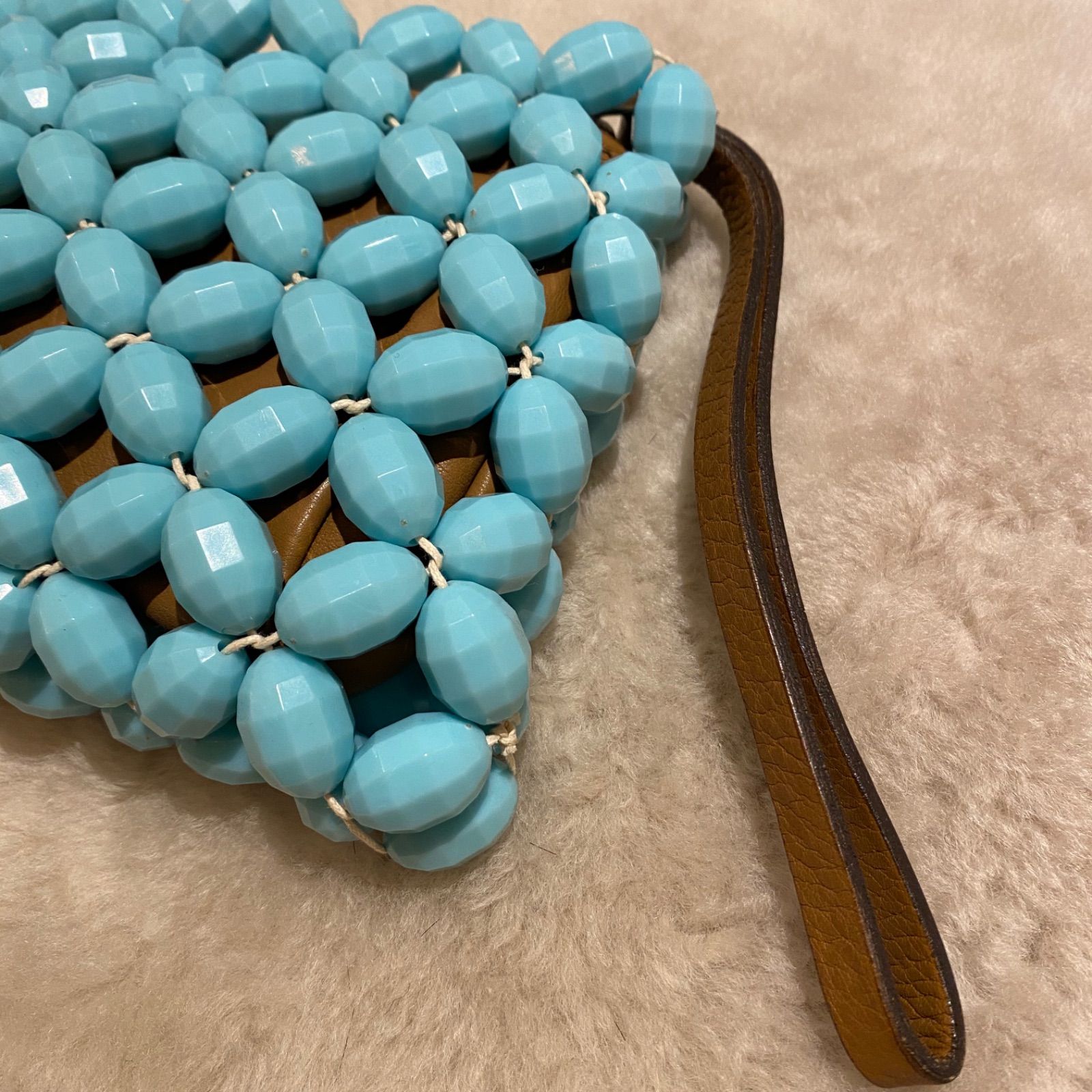 MARNI／clutch bag（マルニ）ビジュー レザー クラッチバッグ - メルカリ