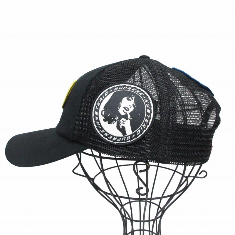 vanson メッシュキャップ SUPREME ヒステリックグラマー　黒 ヒステリックグラマー vanson メッシュキャップ 黒 Supreme