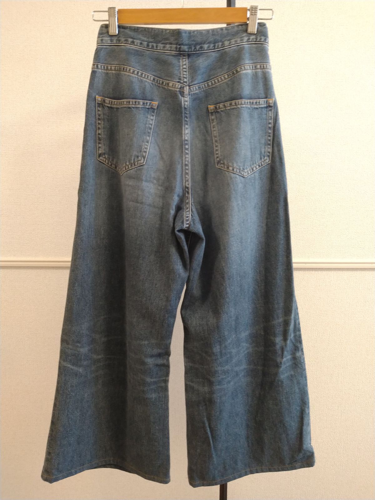 JOHN LAWRENCE SULLIVAN ワイド デニム パンツ ジーンズ ボトム インディゴ ジョンローレンスサリバン