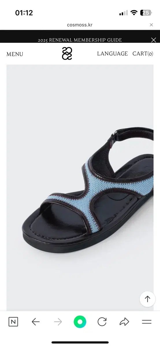 コスモス メッシュ ストラップ サンダル 230