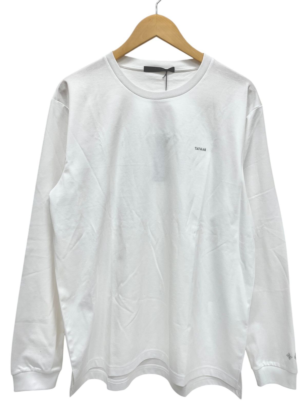 TATRAS タトラス 長袖Tシャツ ロンT MTAT24A8196-M 03 SICADO シカード ホワイト メンズ|045