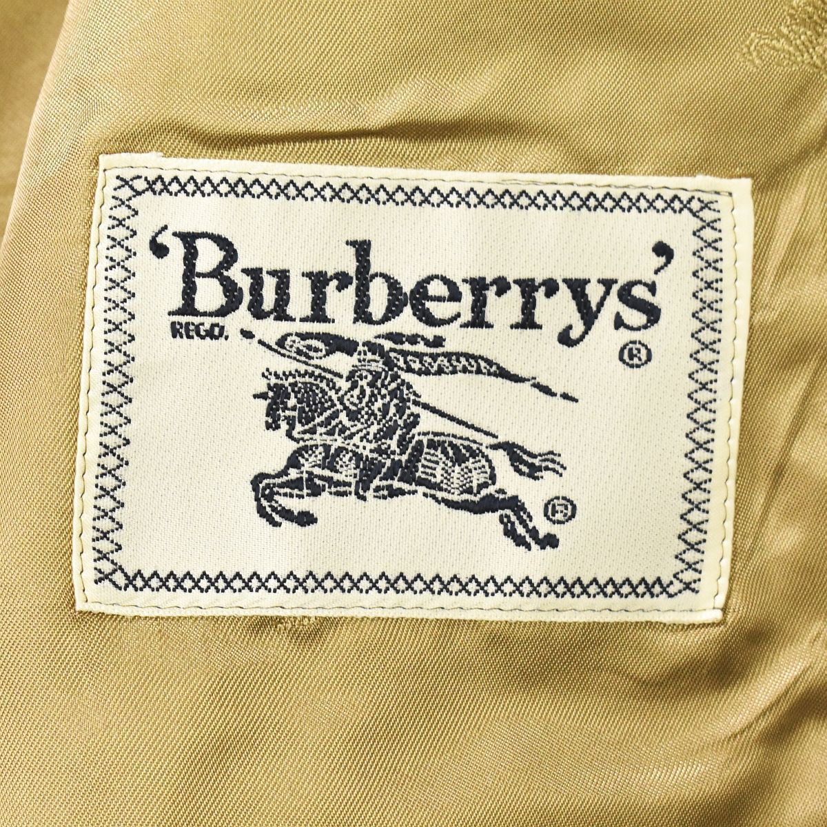 【90s】 バーバリー Burberrys リネンミックス サマージャケット ベージュ ♪