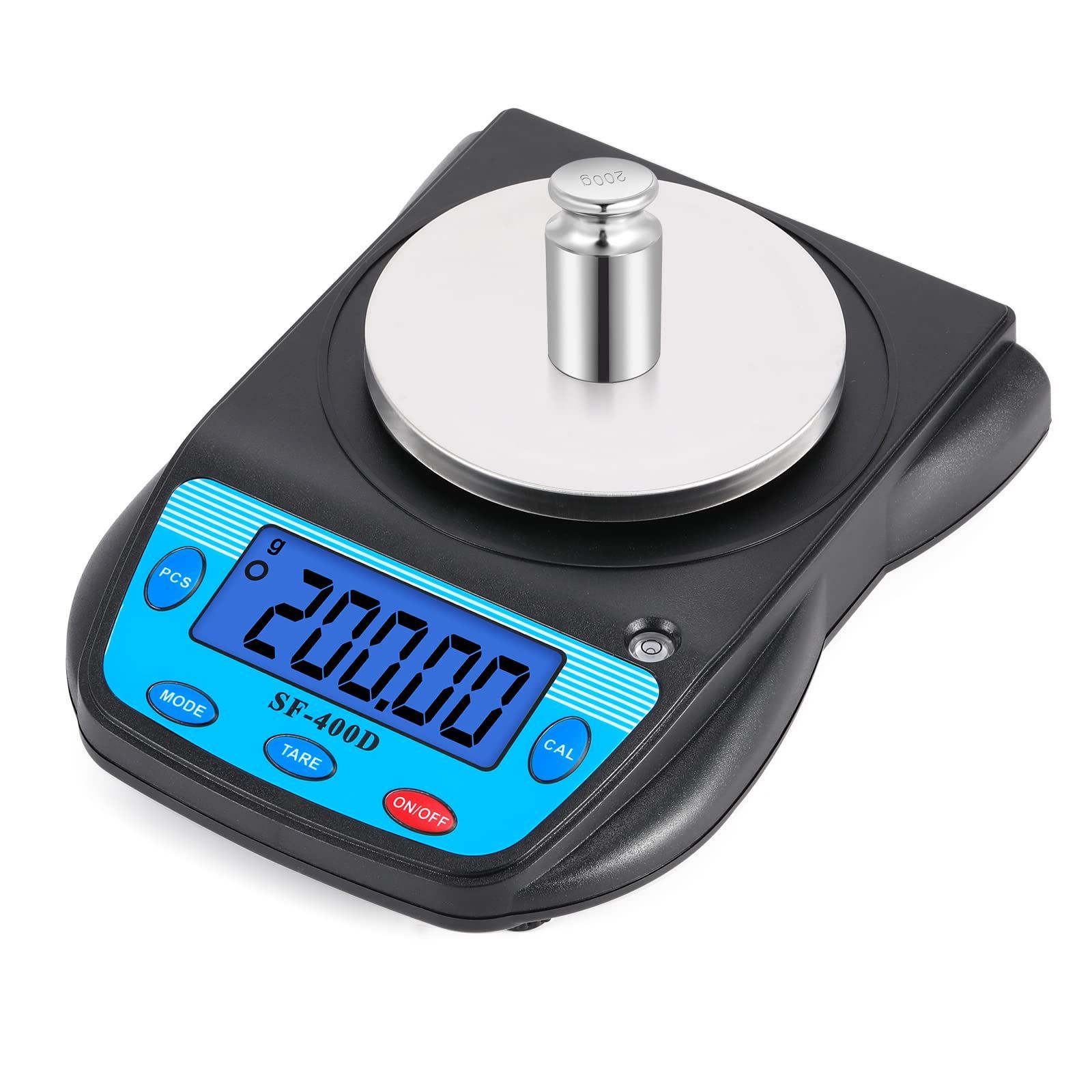 Bonvoisin デジタルはかり 電子スケール 600g 0.01g 計量皿寸法 Φ10.7cm 計量器 電子はかり 精密はかり 学校 宝石店 乾電池式 電池別売り パワーケーブル両用 日本語取扱説明書付き