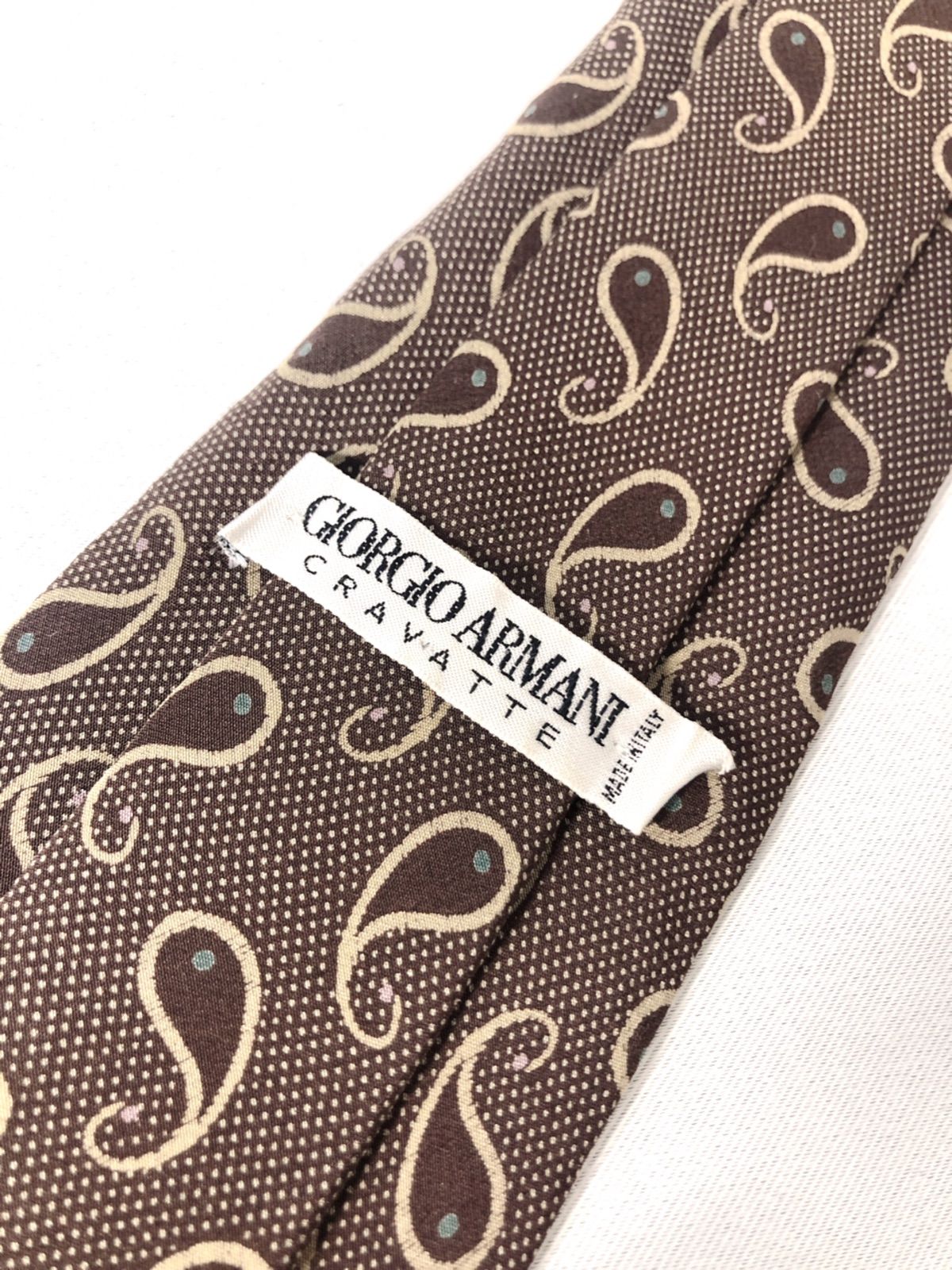GIORGIO ARMANI ジョルジオアルマーニ ネクタイ ペイズリー柄