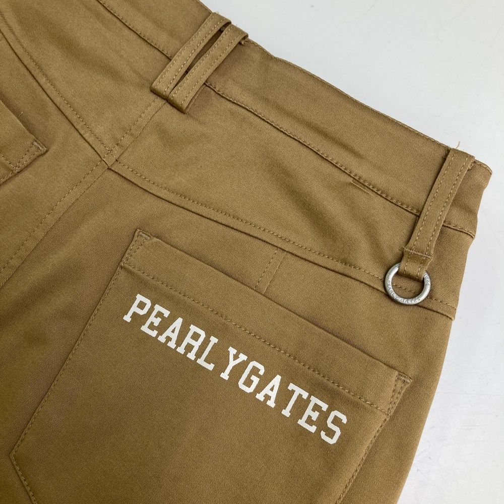 サイズ：0 PEARLY GATES パーリーゲイツ ストレッチスカート ブラウン